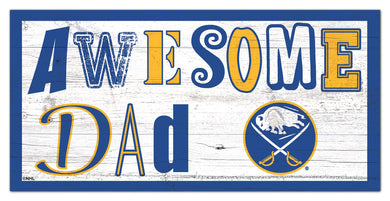 Buffalo Sabres Awesome Dad Wood Sign - 6