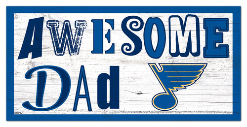 St. Louis Blues Awesome Dad Wood Sign - 6