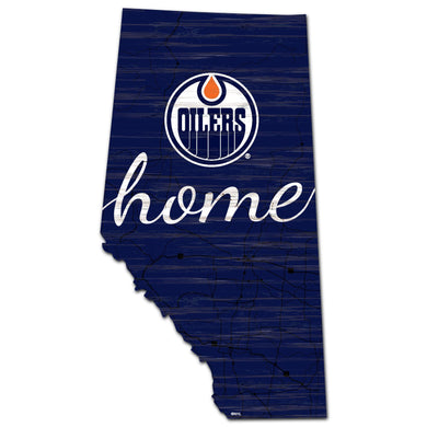Edmonton Oilers Province Shape Home Cutout