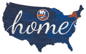 New York Islanders USA Shape Home Cutout