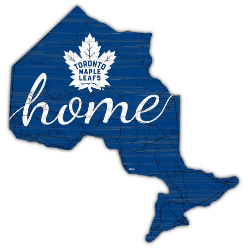 Toronto Maple Leafs Province Shape Home Cutout