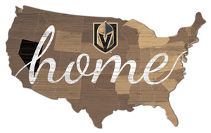 Vegas Golden Knights USA Shape Home Cutout