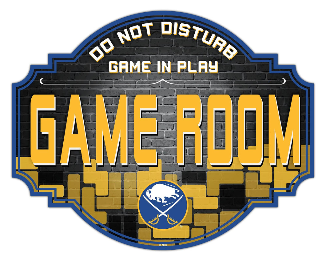 Buffalo Sabres Game Room Wood Tavern Sign -12