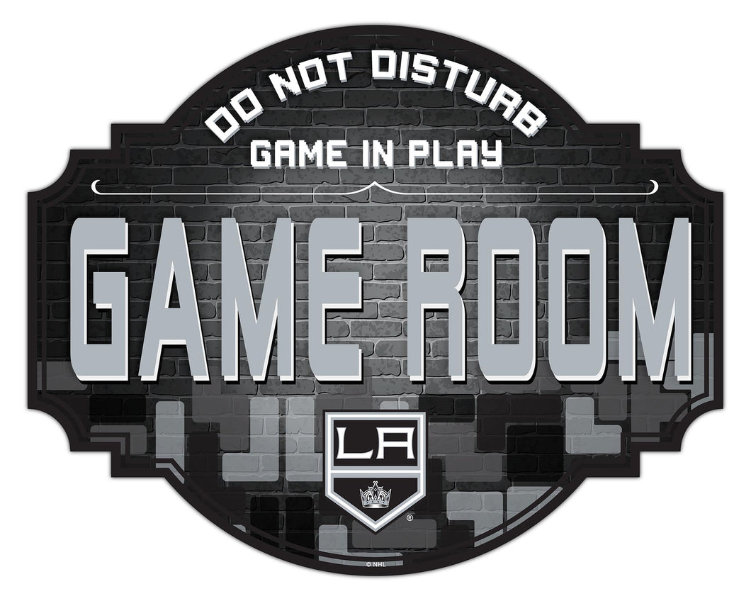 Los Angeles Kings Game Room Wood Tavern Sign -24