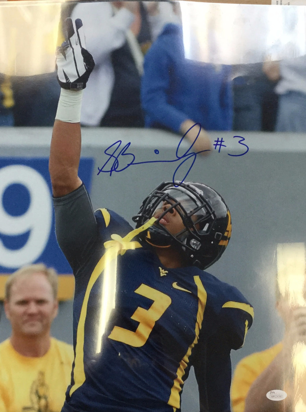 Stedman Bailey West Virginia Mountaineers Signed 16x20 Photos JSA