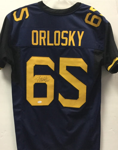 wvu football, tyler orlosky autograph