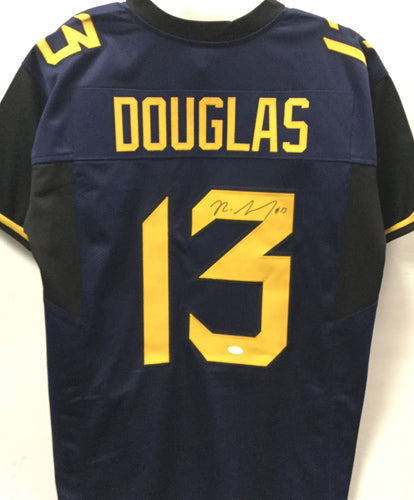 wvu football, rasul douglas autographed jersey