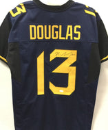 wvu football, rasul douglas autographed jersey