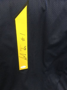 Shelton Gibson College Style Signed #1 Jersey