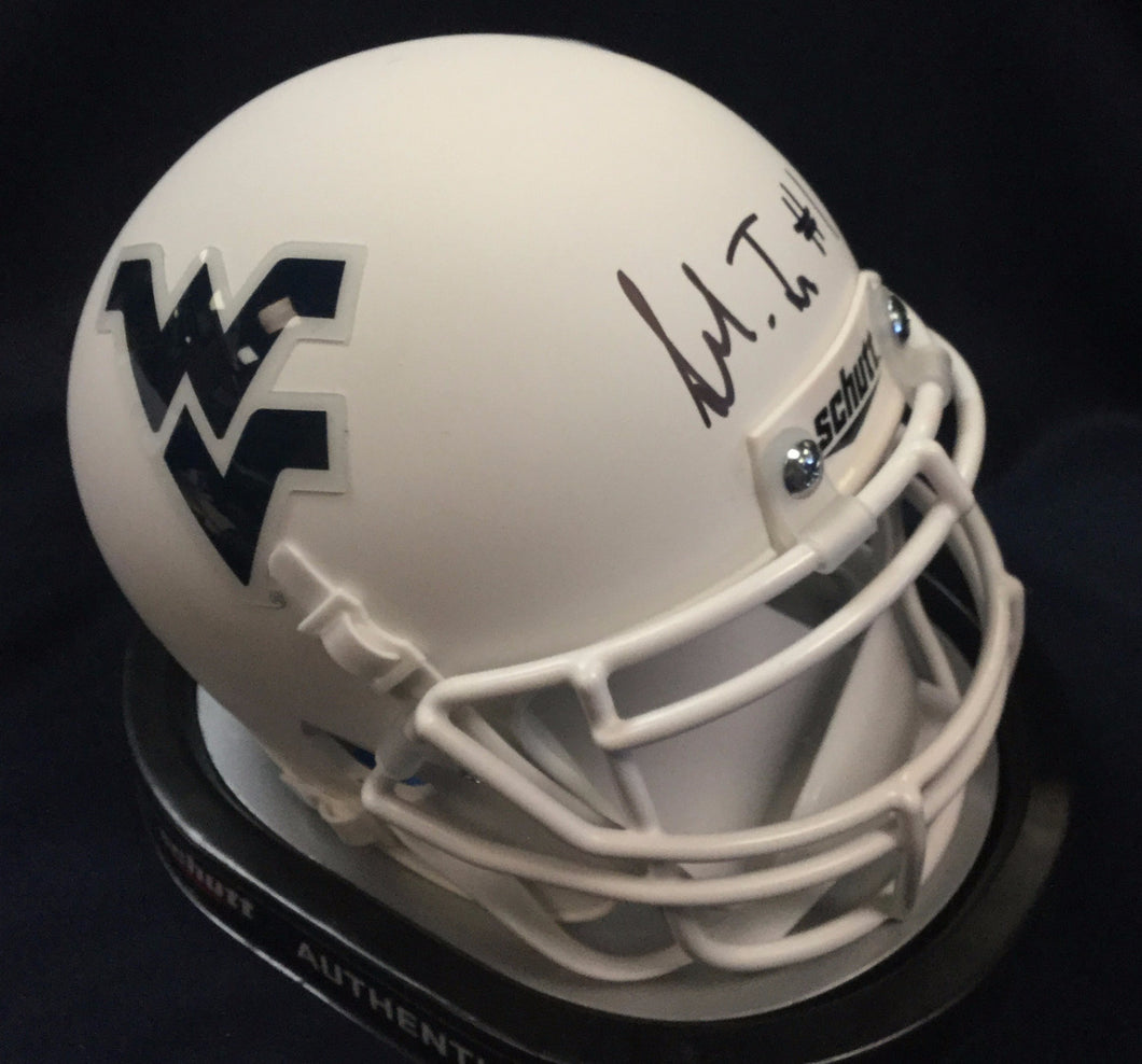 wvu football, shelton gibson autograph