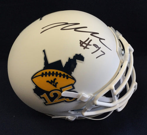 wvu football, noble nwachukwu autograph