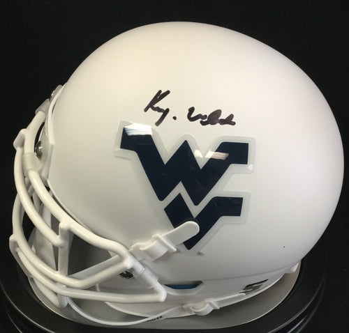 wvu football, kyzir white autograph