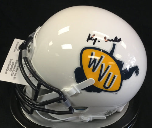 wvu football, kyzir white autograph