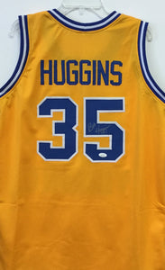 Bob Huggins West Virginia Mountaineer Signed WVU #35 Gold Basketball Jersey