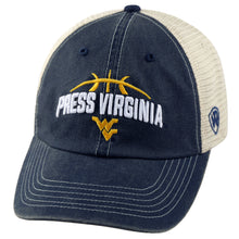 wvu basketball, press virginia, bob huggins, west virginia basketball hat