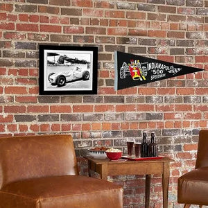Vintage Design Souvenir Indianapolis 500 Speedway Pennant - 13'x32"