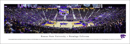 Kansas State Wildcats Basketball Bramlage Coliseum Panoramic Picture