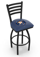 Houston Astros Swivel Counter Stool with Black Wrinkle Finish - 25"