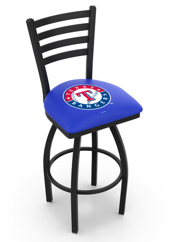 Texas Rangers Swivel Counter Stool with Black Wrinkle Finish - 25