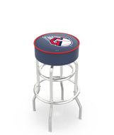Cleveland Guardians Doubling Swivel Counter Stool with Chrome Finish - 30"