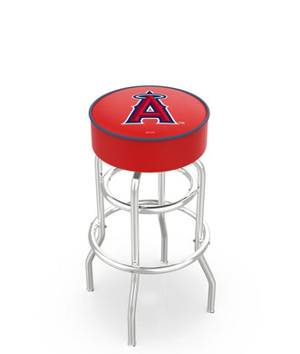 Los Angeles Angels Doubling Swivel Counter Stool with Chrome Finish - 25