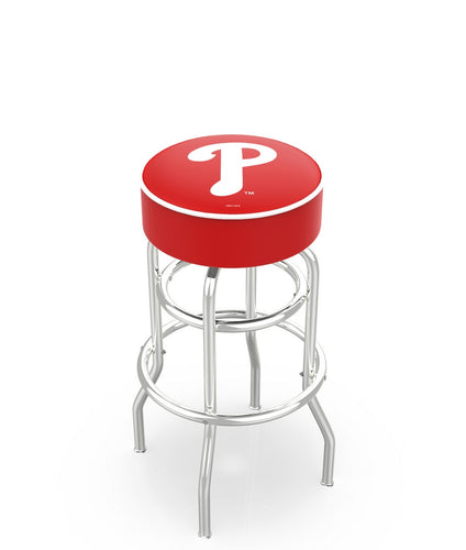Philadelphia Phillies Doubling Swivel Counter Stool with Chrome Finish - 30