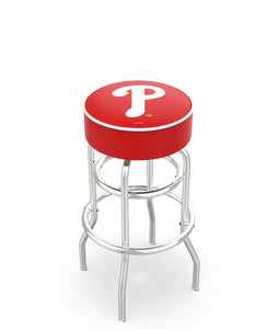 Philadelphia Phillies Doubling Swivel Counter Stool with Chrome Finish - 25"