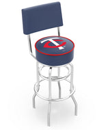 Minnesota Twins Doubleing Swivel Bar Stool with Chrome Finish  -30"