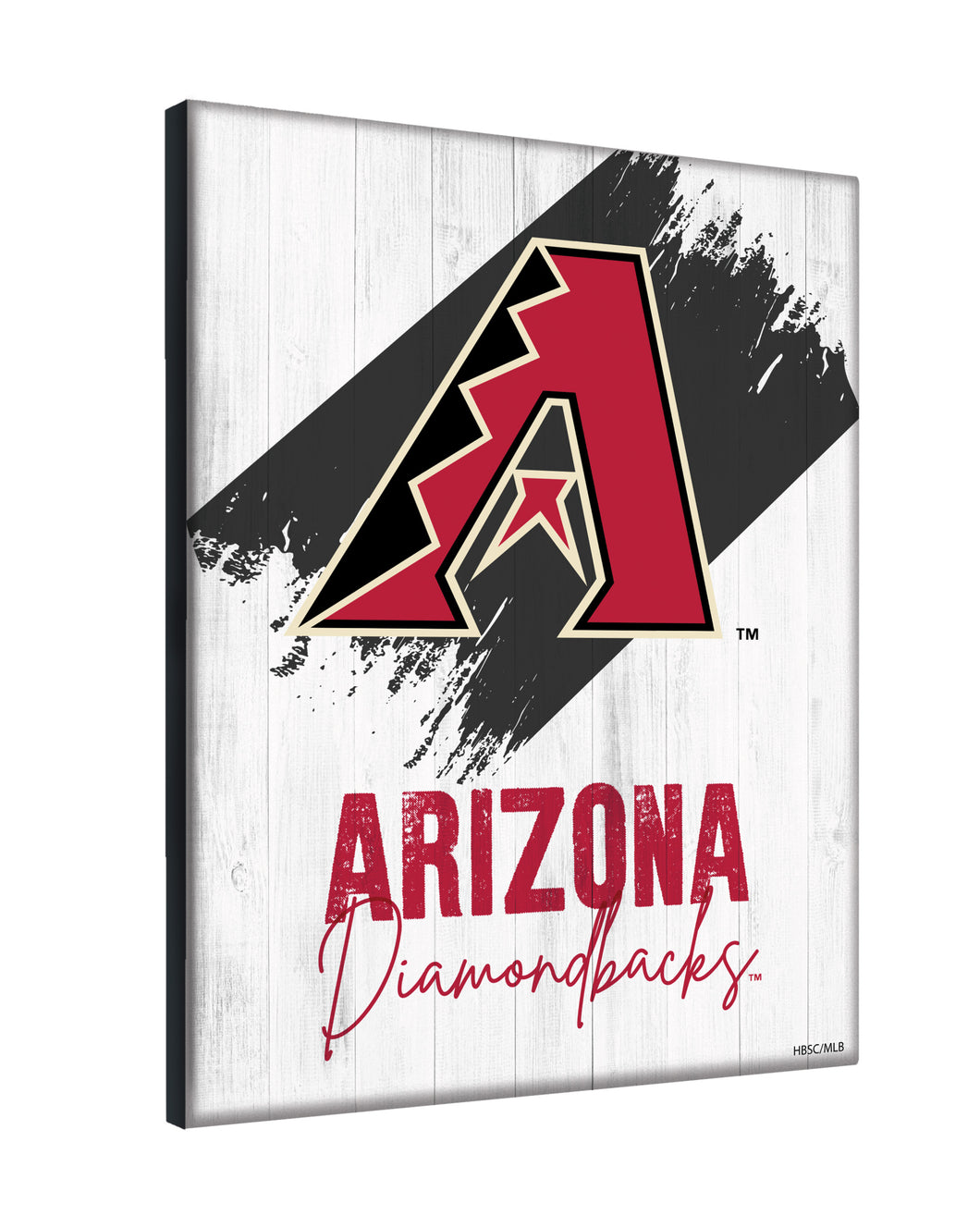 Arizona Diamondbacks Wordmark Canvas Wall Art - 15