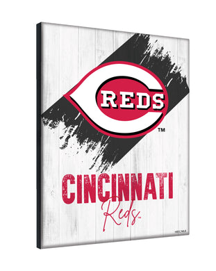 Cincinnati Reds Wordmark Canvas Wall Art - 15