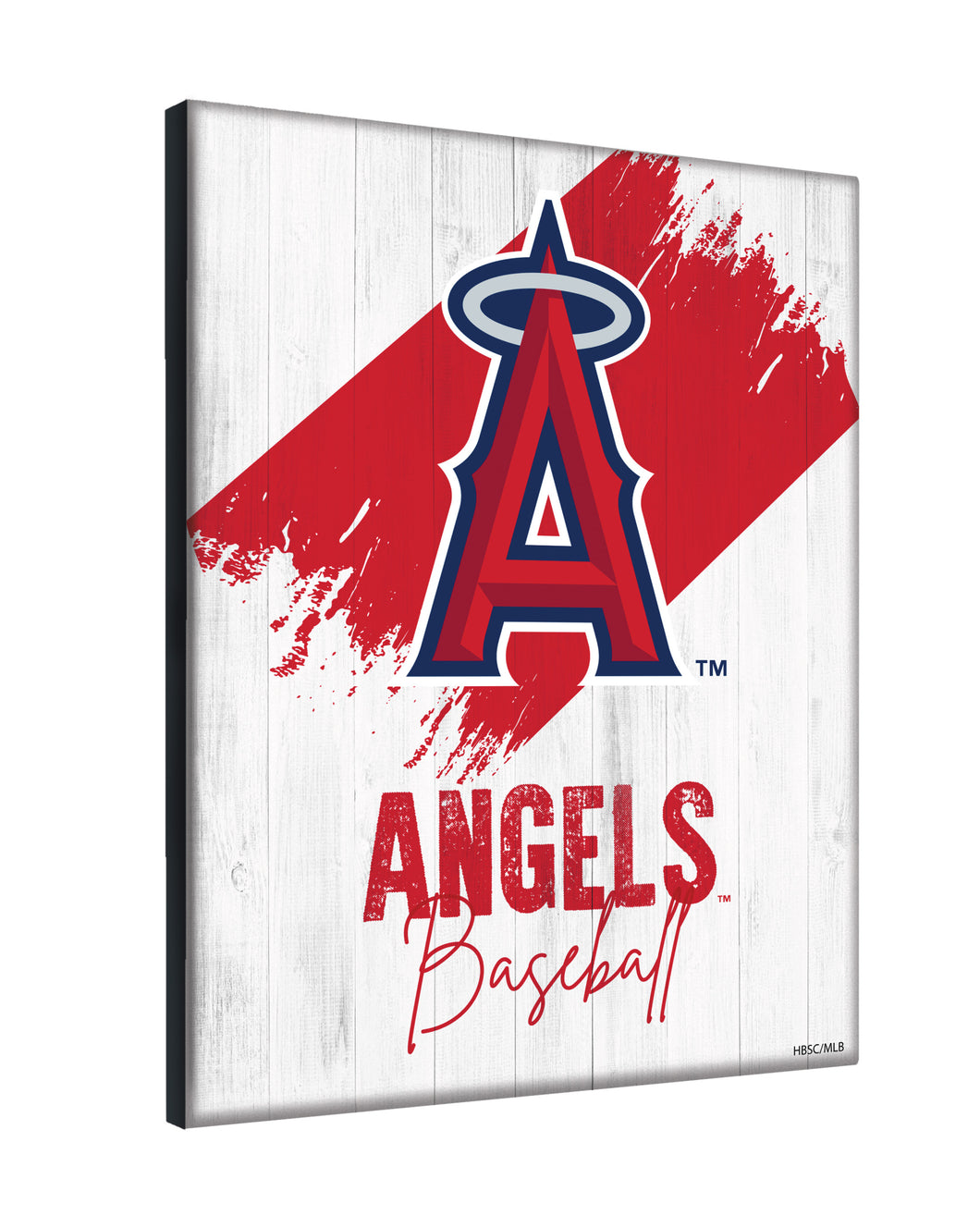 Los Angeles Angels Wordmark Canvas Wall Art - 15