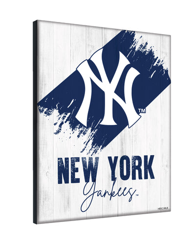 New York Yankees Wordmark Canvas Wall Art - 15