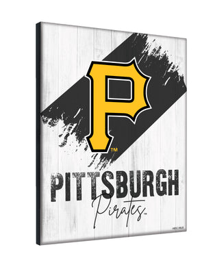 Pittsburgh Pirates Wordmark Canvas Wall Art - 24