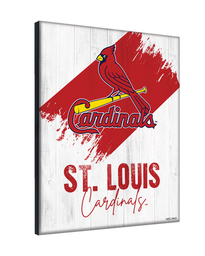 St. Louis Cardinals Wordmark Canvas Wall Art - 24