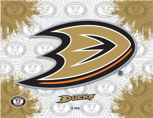 Anaheim Ducks Logo Canvas