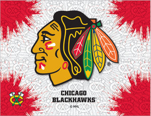 Chicago Blackhawks Logo Canvas