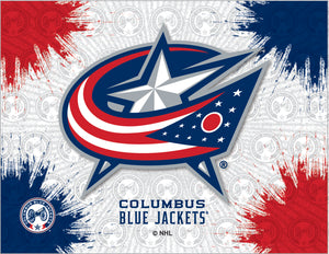 Columbus Blue Jackets Logo Canvas
