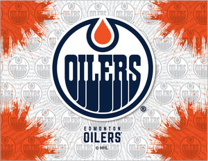 Edmonton Oilers Logo Canvas