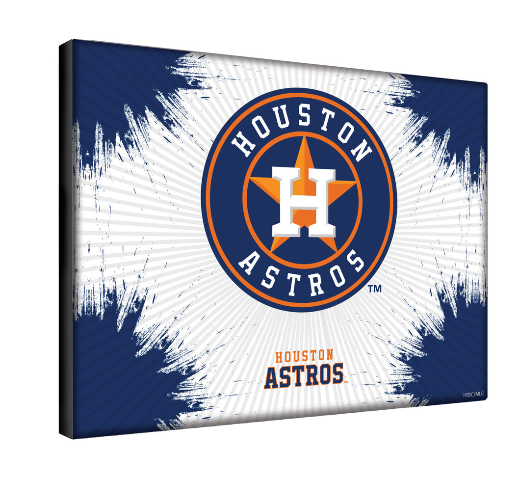 Houston Astros Mens Black Watch and Wallet Set