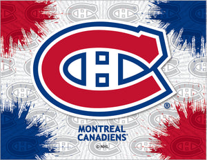 Montreal Canadiens Logo Canvas