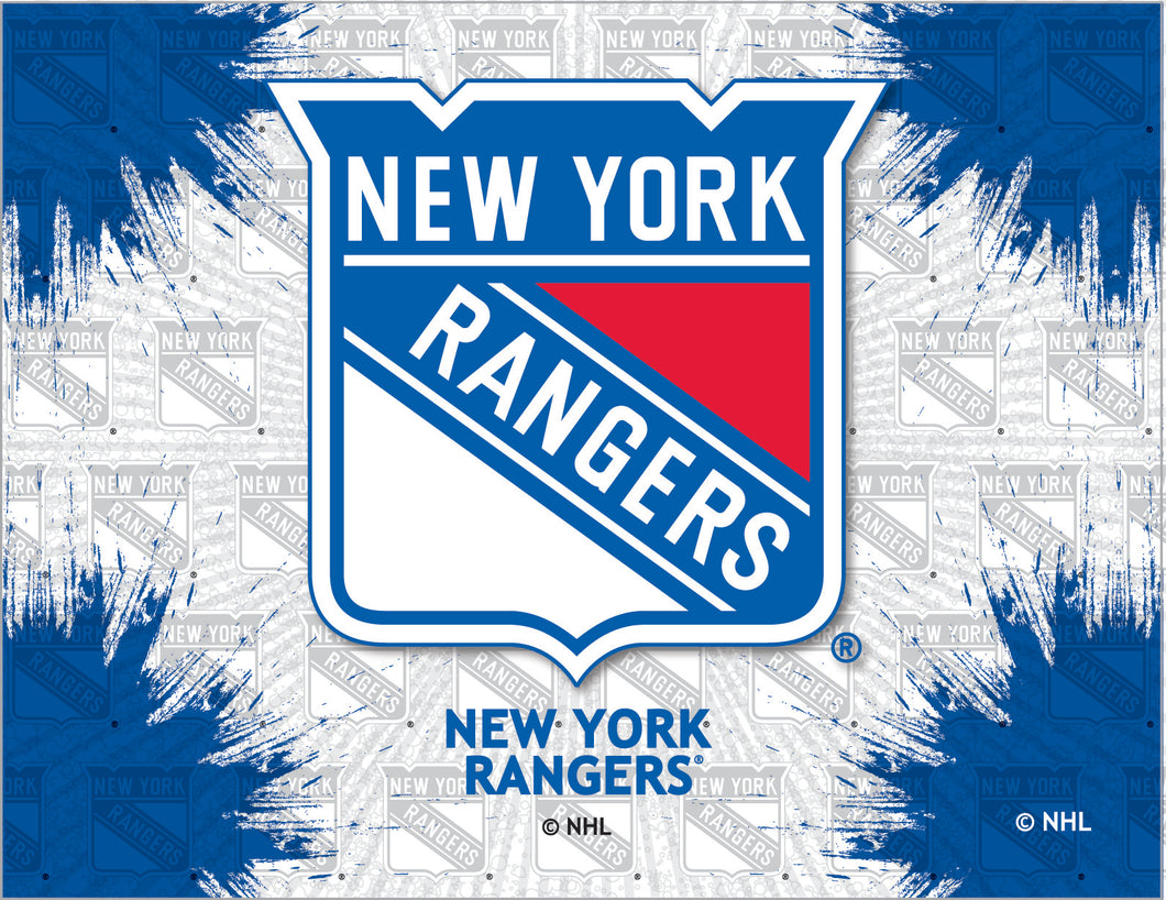 New York Rangers Logo Canvas