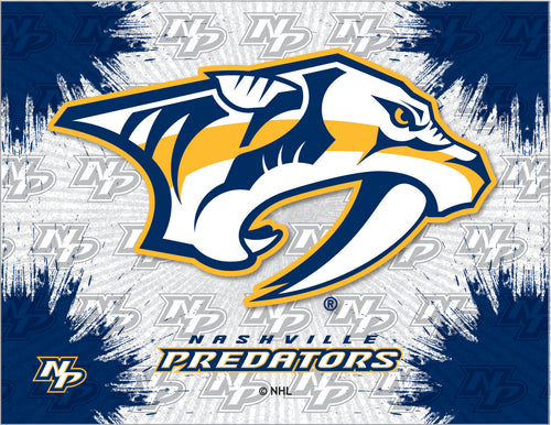 Nashville Predators Logo Canvas