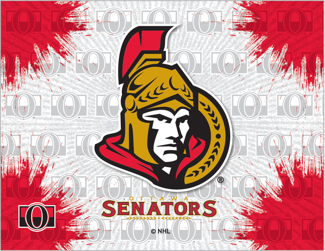 Ottawa Senators Logo Canvas