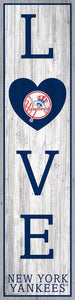 New York Yankees Love Door Leaner  12"x48"