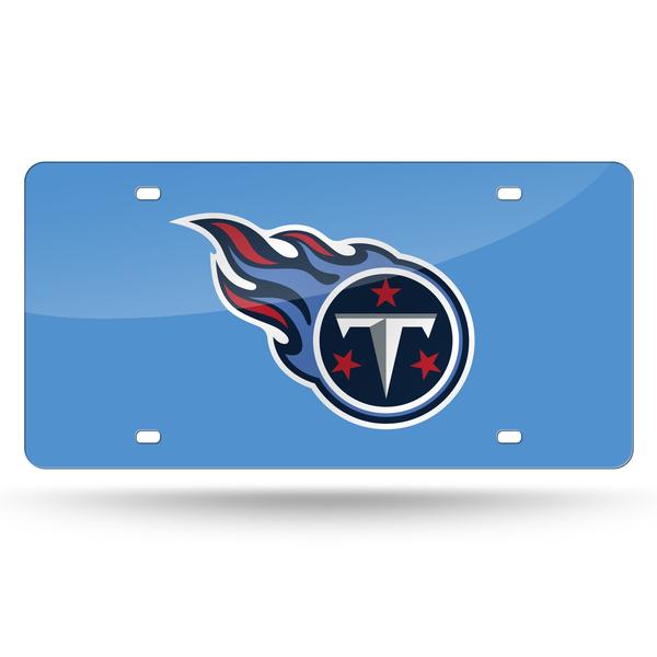 Tennessee Titans Blue Chrome Laser Tag License Plate