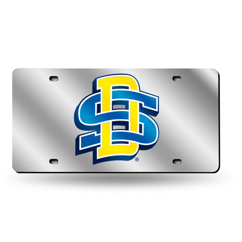 South Dakota State Jackrabbits Chrome Laser Tag License Plate