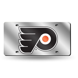 Philadelphia Flyers Chrome Laser Tag License Plate