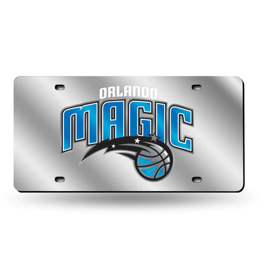Orlando Magic Chrome Laser Tag License Plate 