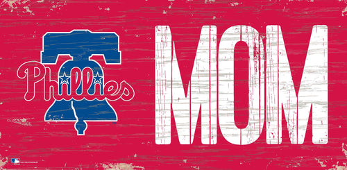 Philadelphia Phillies Mom Wood Sign - 6
