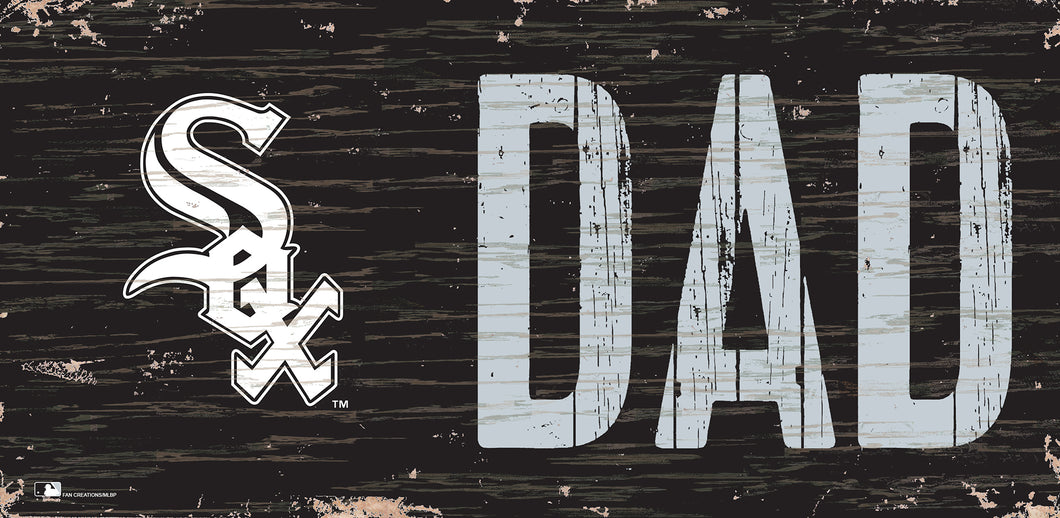 Chicago White Sox Dad Wood Sign - 6